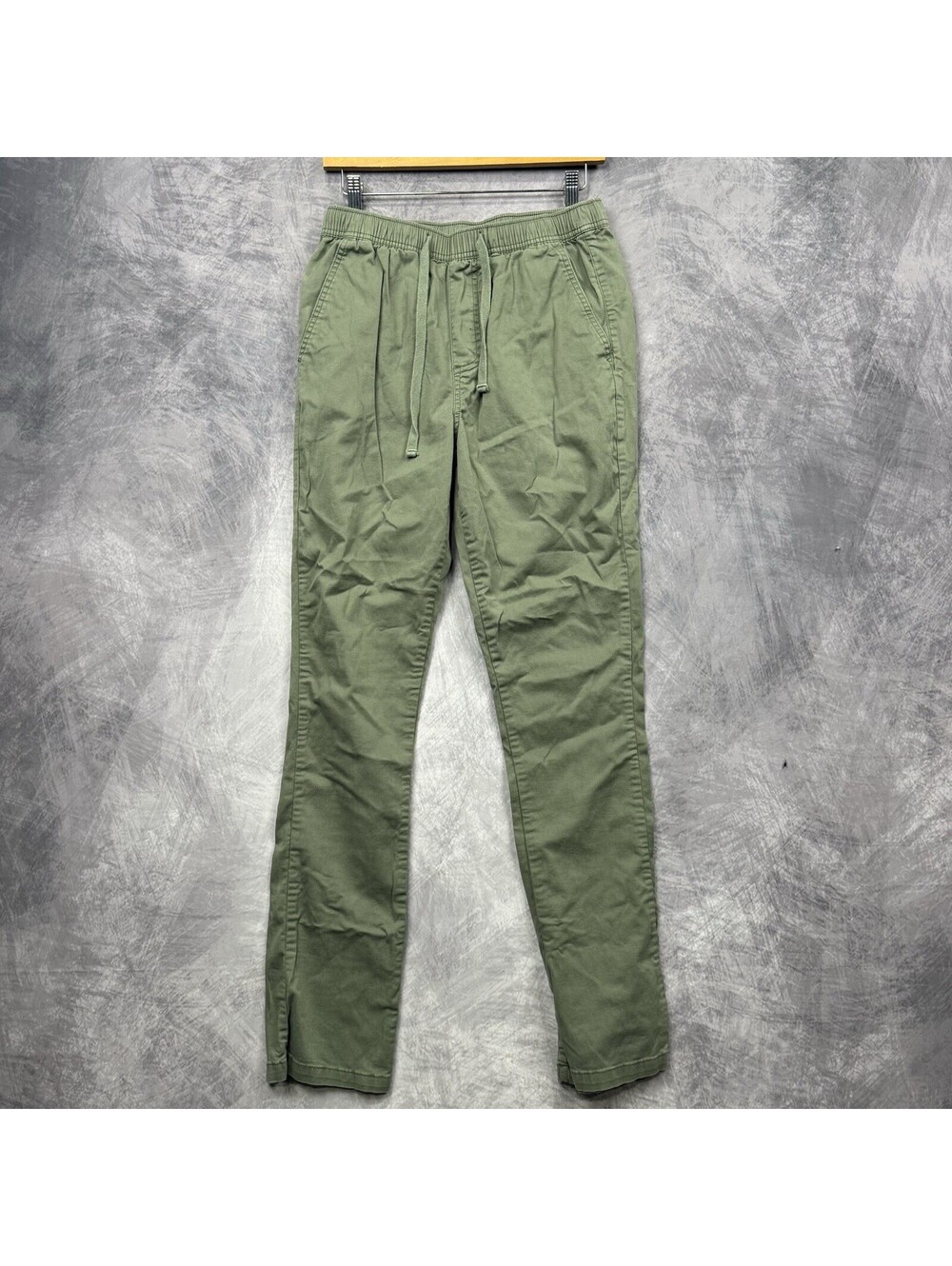 Katin Pants Mens Size S Green Drawstring Joggers Elastic Waist